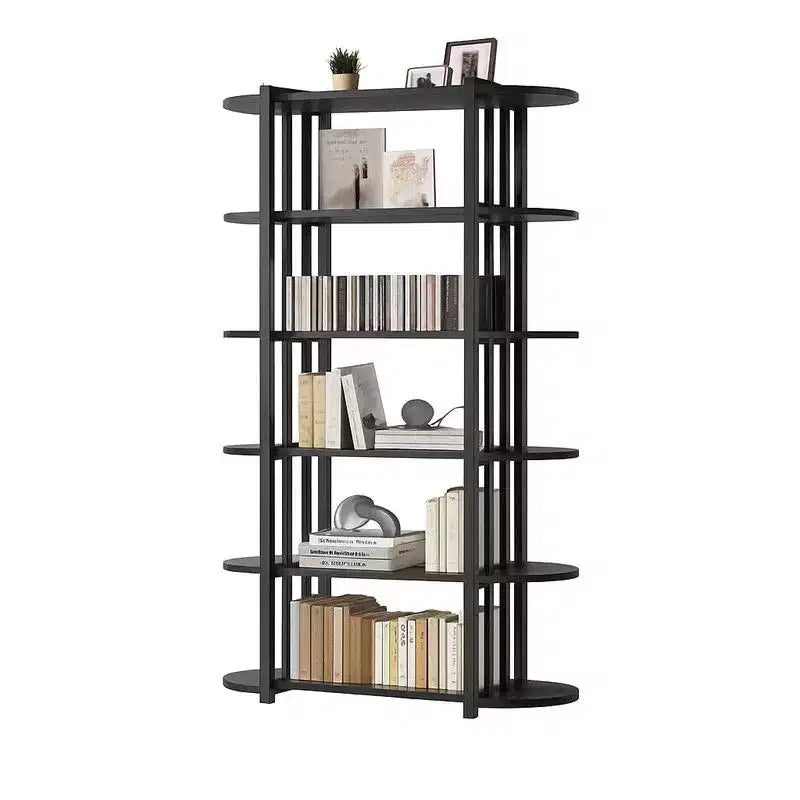 Bookshelf, 6 Tier Bookshelves,Industrial Free Standing Storage Shelving Unit
