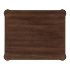 Table de chevet Eliana en bois de style ferme moderne avec tiroir et étagère ouverte