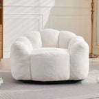 Fauteuil de salon moderne avec billes et mousse à mémoire de forme, petit fauteuil simple pour le salon, le bureau, l'appartement