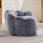 Fauteuil de salon moderne avec billes et mousse à mémoire de forme, petit fauteuil simple pour le salon, le bureau, l'appartement