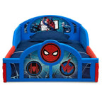 Lit pour tout-petit Spider-Man avec matelas et barrières intégrées