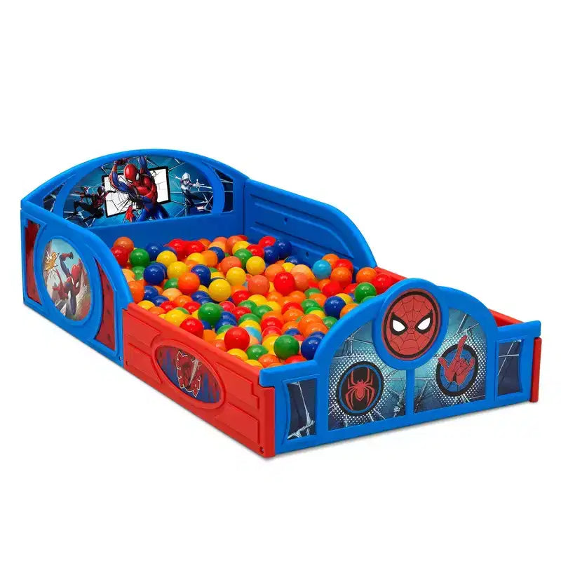 Lit pour tout-petit Spider-Man avec matelas et barrières intégrées