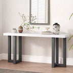Modern Console Table with Sturdy Wood Legs, Entryway Table, Farmhouse Sofa Table for Hallway, Living Room, or Home Office