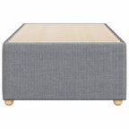 Bed Frame Light Grey Polyester, plywood, engineered wood Twin XL