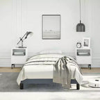 Cadre de lit Velours gris foncé, Contreplaqué, Bois d'ingénierie Twin XL