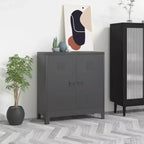 Meuble de rangement latéral en acier pour la maison ou le bureau
