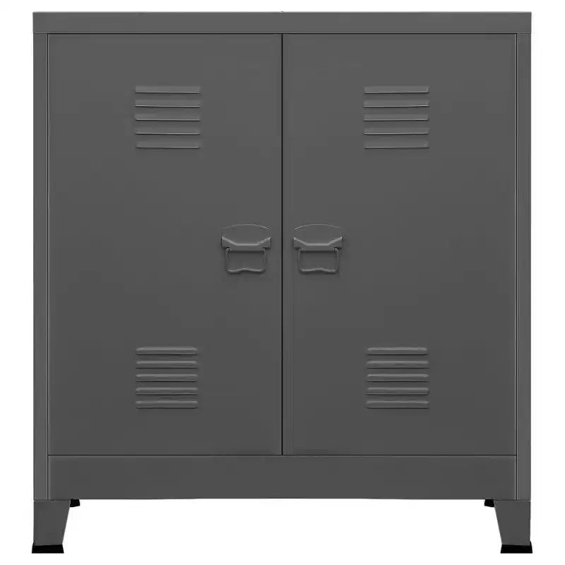 Meuble de rangement latéral en acier pour la maison ou le bureau