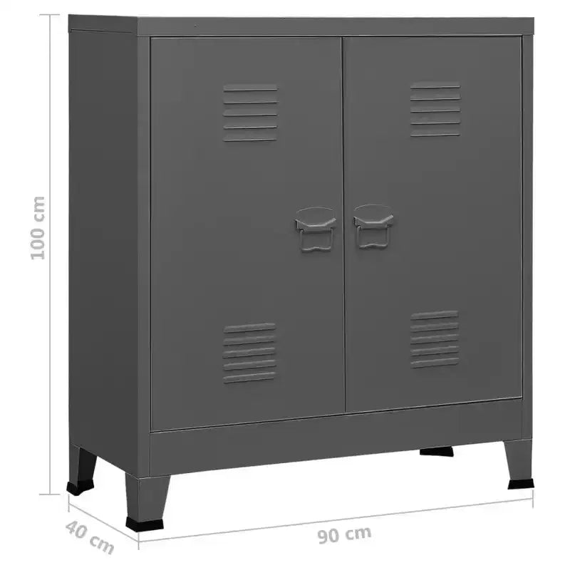 File Cabinet Sideboard Storage Chest Cabinet for Home Office Steel