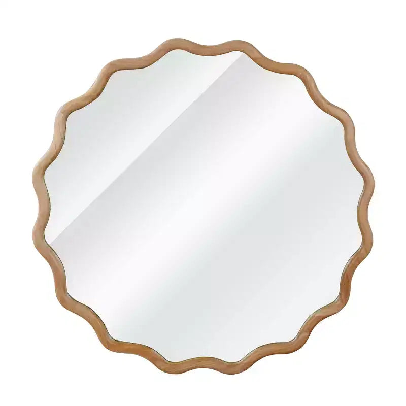 Miroir décoratif rond ondulé Nivelle