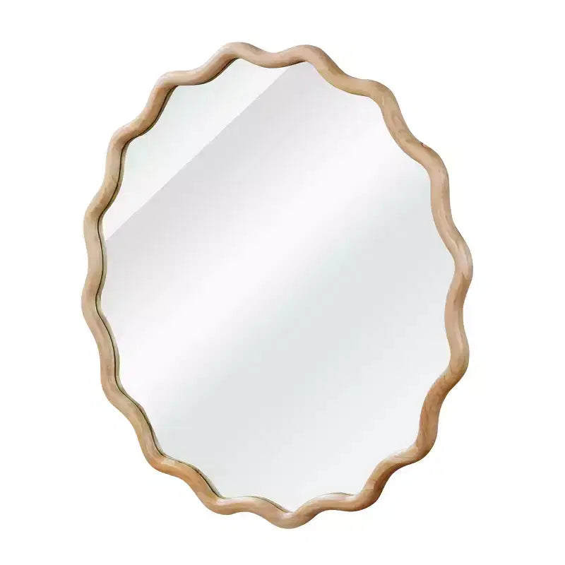Miroir décoratif rond ondulé Nivelle