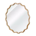 Miroir décoratif rond ondulé Nivelle