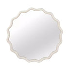 Miroir décoratif rond ondulé Nivelle