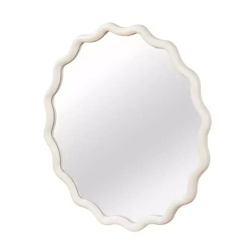 Miroir décoratif rond ondulé Nivelle
