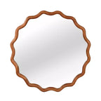 Miroir décoratif rond ondulé Nivelle