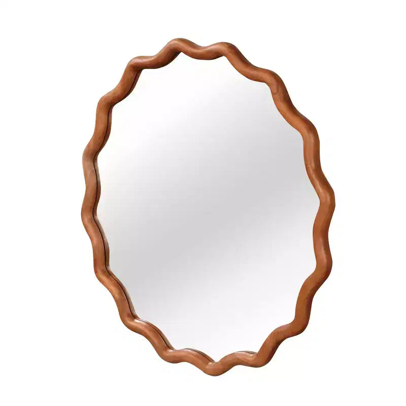 Miroir décoratif rond ondulé Nivelle