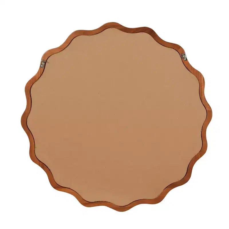 Miroir décoratif rond ondulé Nivelle