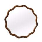 Miroir décoratif rond ondulé Nivelle