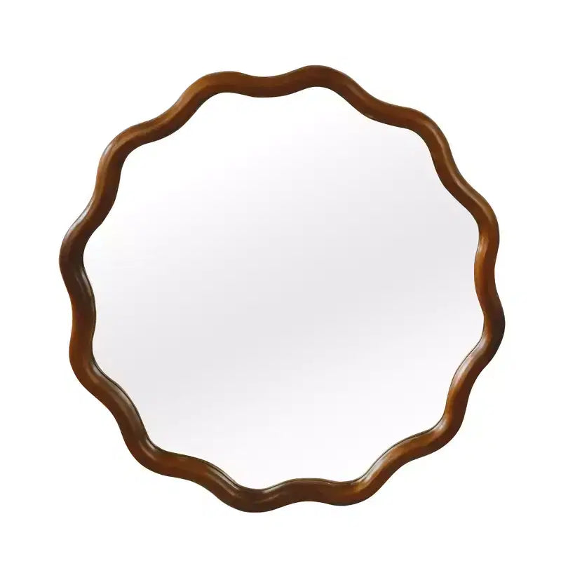 Nivelle Wavy Round Decorative Mirror