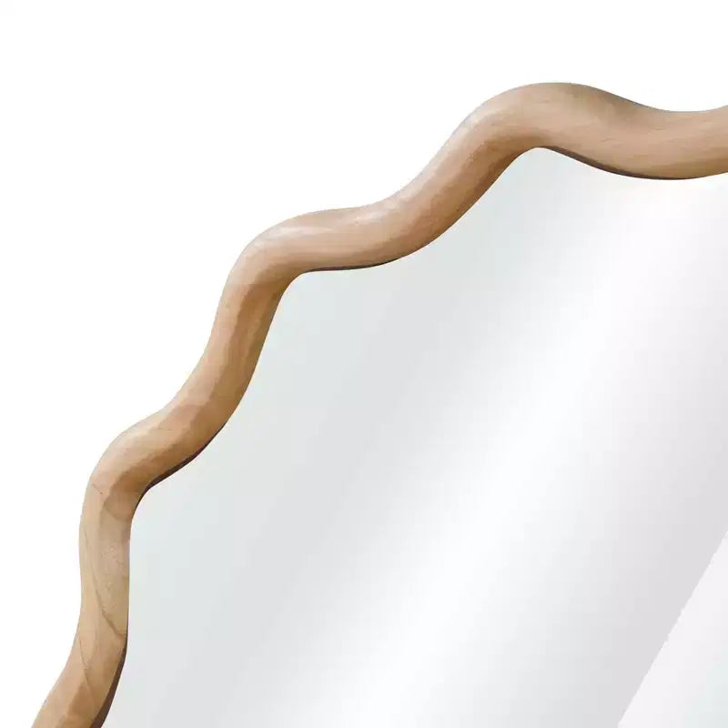 Miroir décoratif rond ondulé Nivelle
