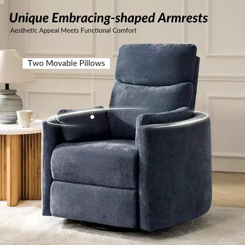 Fauteuil inclinable électrique pivotant et basculant