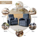 Fauteuil inclinable électrique pivotant et basculant