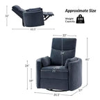 Fauteuil inclinable électrique pivotant et basculant