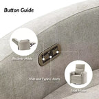 Fauteuil inclinable électrique pivotant et basculant