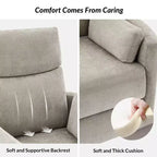 Fauteuil inclinable électrique pivotant et basculant