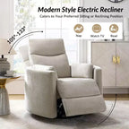 Fauteuil inclinable électrique pivotant et basculant