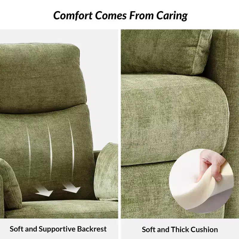 Fauteuil inclinable électrique pivotant et basculant