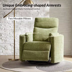 Fauteuil inclinable électrique pivotant et basculant