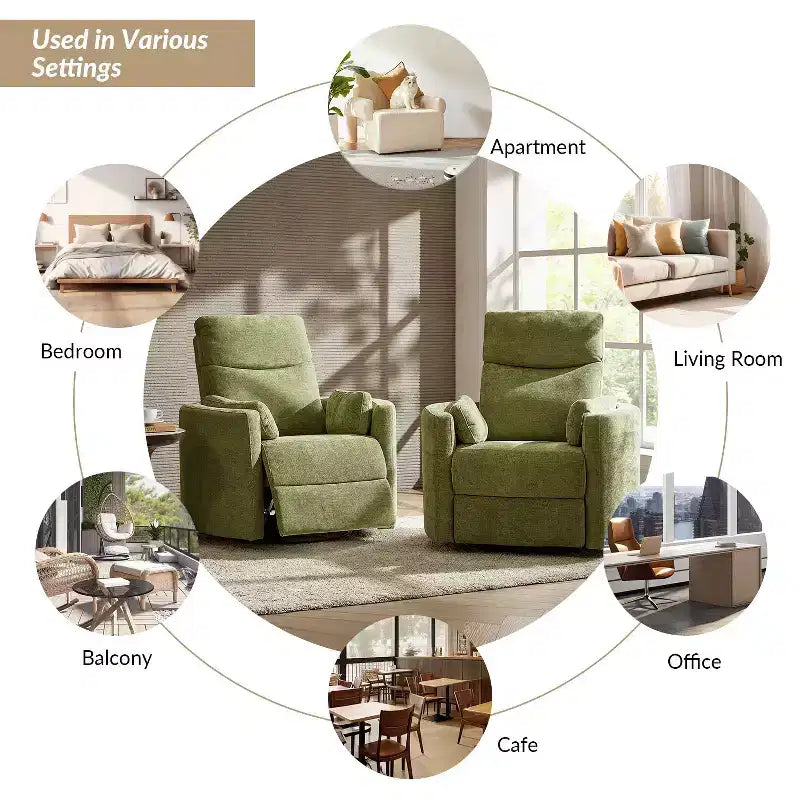Fauteuil inclinable électrique pivotant et basculant