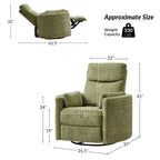 Fauteuil inclinable électrique pivotant et basculant