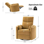 Fauteuil inclinable électrique pivotant et basculant