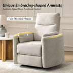 Fauteuil inclinable électrique pivotant et basculant