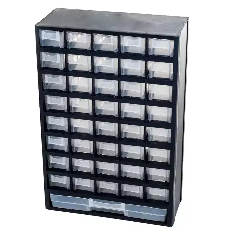 Boîte de rangement de quincaillerie à 41 compartiments
