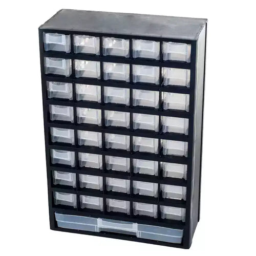 Boîte de rangement de quincaillerie à 41 compartiments