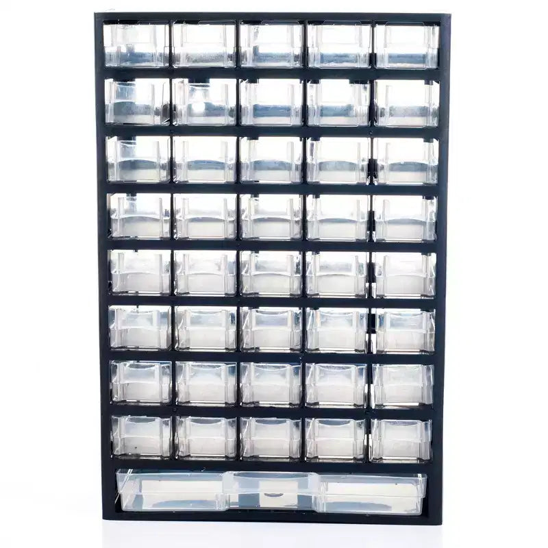 Boîte de rangement de quincaillerie à 41 compartiments