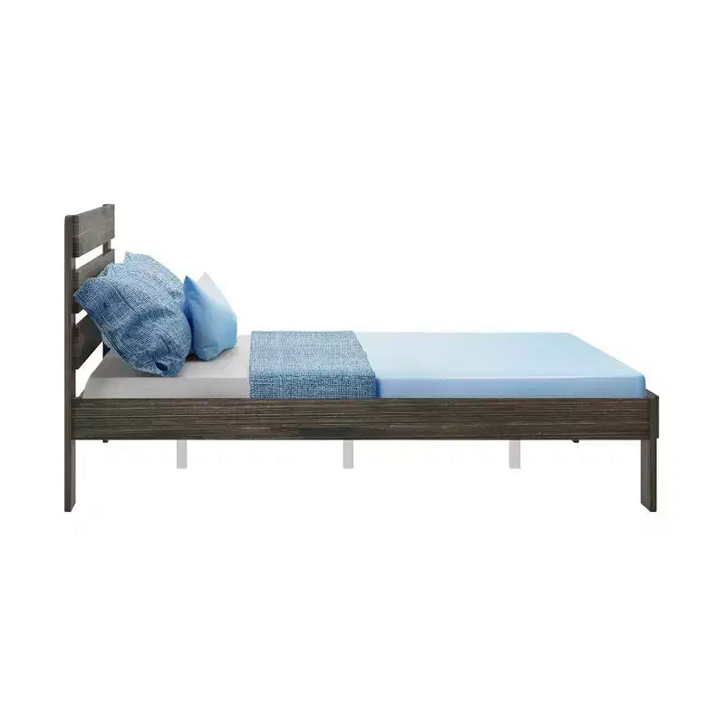 Farmhouse Queen Slat Bed