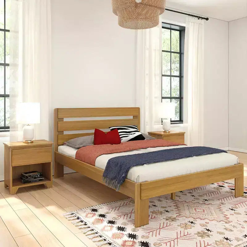 Farmhouse Queen Slat Bed