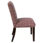 Chaise de salle à manger rayée